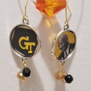 Georgia tech earrings